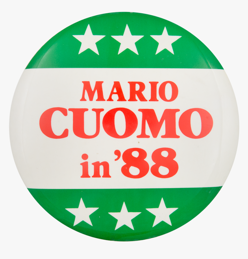 Mario Cuomo In 88 Political Button Museum - Circle, HD Png Download