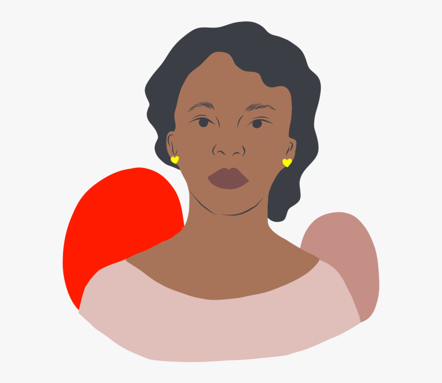 Girl And Earings-01 - Illustration, HD Png Download