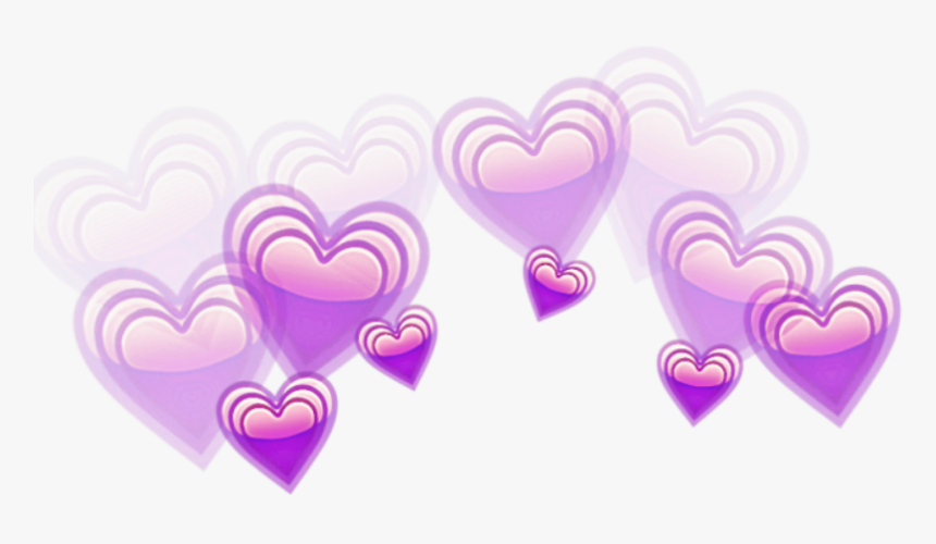 Transparent Pastel Heart Png - Pink Heart Crown Png, Png Download