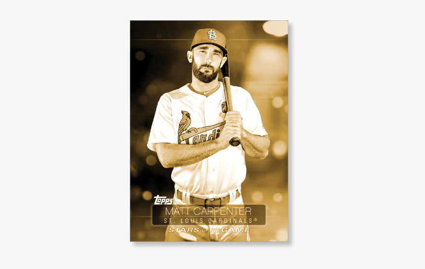2019 Topps Series 1 Baseball Matt Carpenter Superstars - Baseball Player, HD Png Download