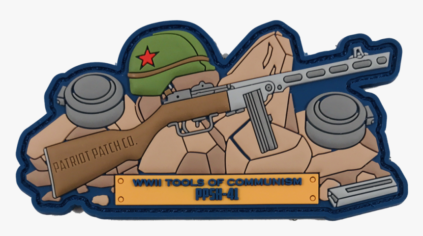 Wwii Guns - Russian Ppsh-41 - Patch - Benchrest Shooting, HD Png Download