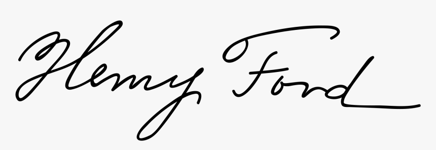 Henry Ford Signature, HD Png Download