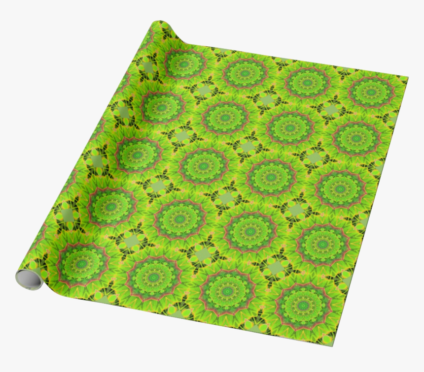 Golden Green Foliage Ferns Abstract Summer Days - Circle, HD Png Download