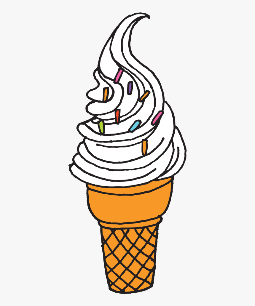 Soft Serve Ice Cream Clipart, HD Png Download