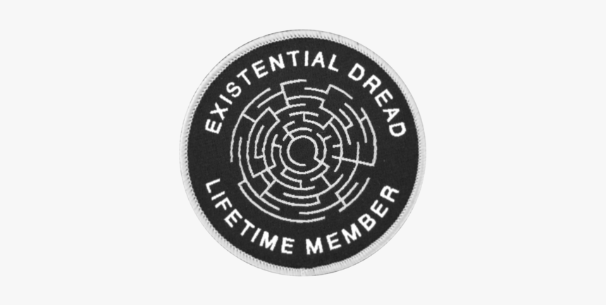 Existential Dread Patch - Circle, HD Png Download