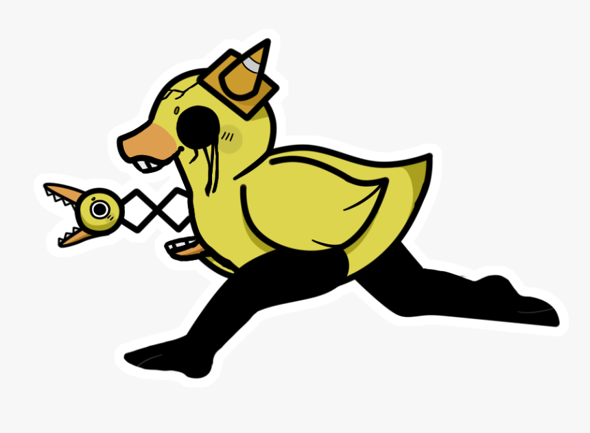 Dread Ducky Sticker Idea - Cartoon, HD Png Download