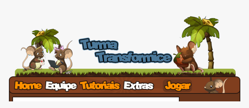 Template Turma Transformice - Cartoon, HD Png Download