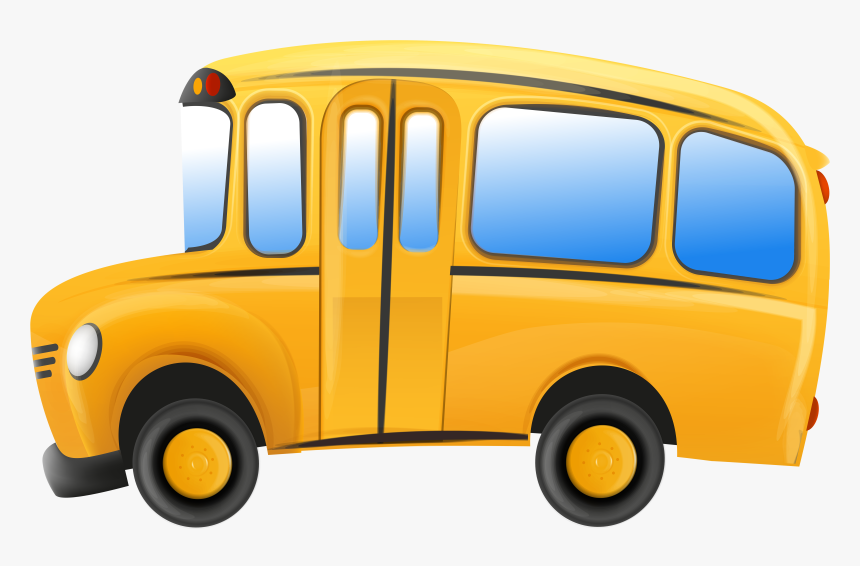 Transparent Clip Art Image - Transparent Background School Bus Clipart, HD Png Download