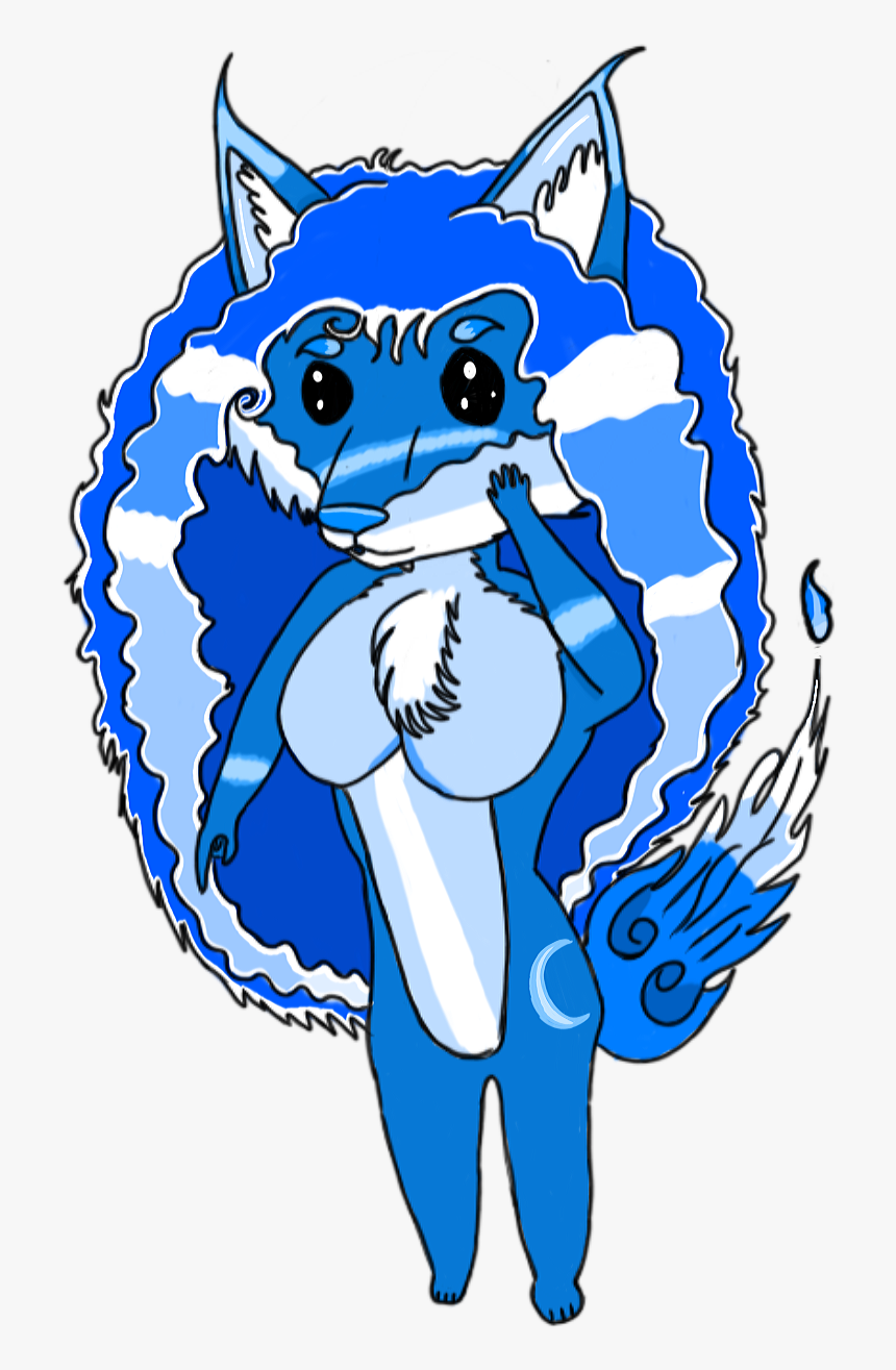 Fiji The Little Water Fox / Fiji Water - Cartoon Water, HD Png Download