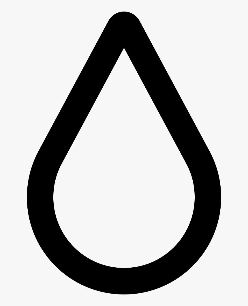 Liquid Drop Outlined Shape, HD Png Download