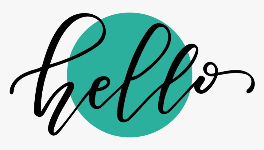 Hello - Transparent Hand Lettering Png, Png Download