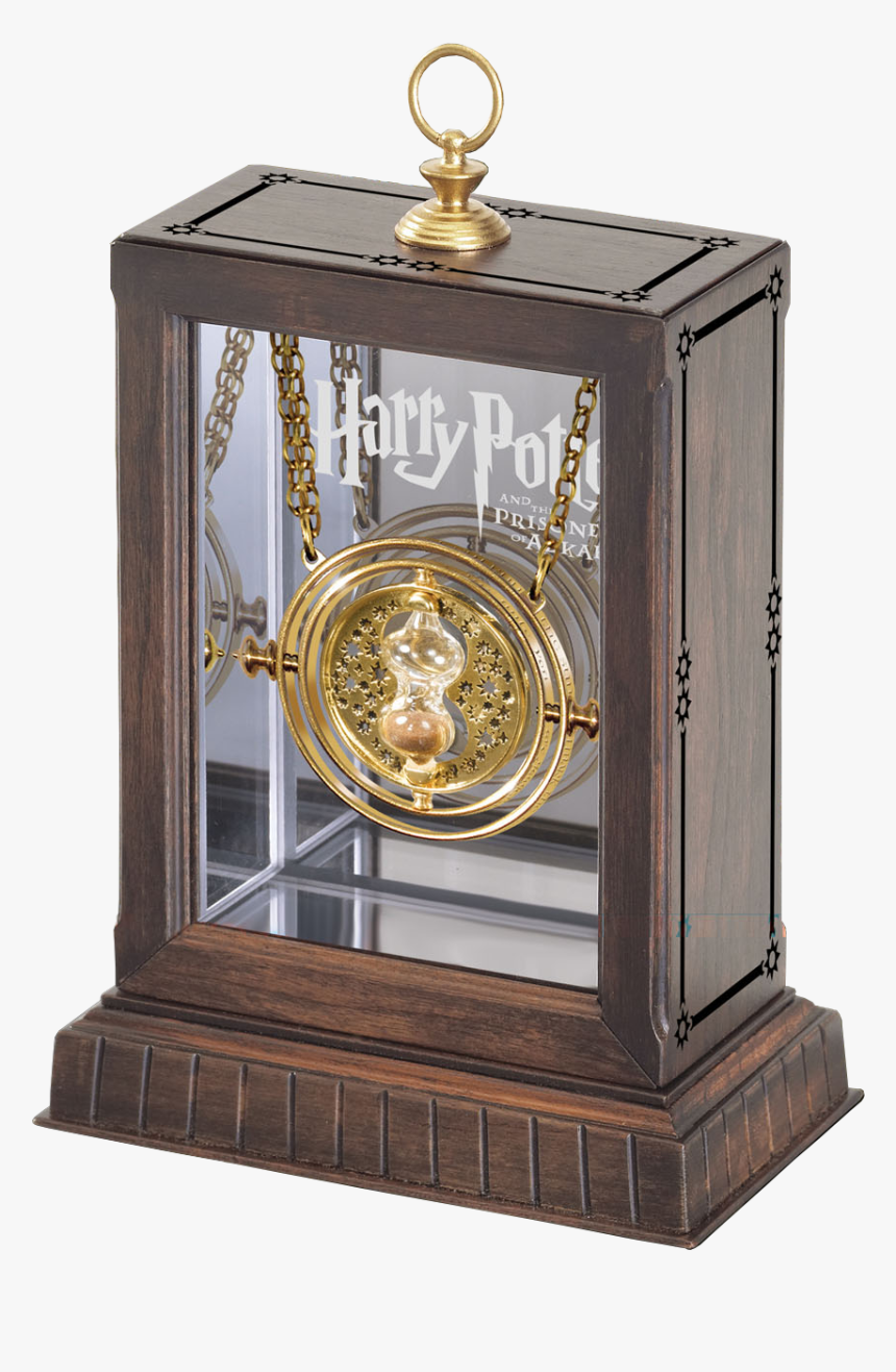 Time-turner Necklace Prop Replica With Display Case - Harry Potter Time Travelling, HD Png Download
