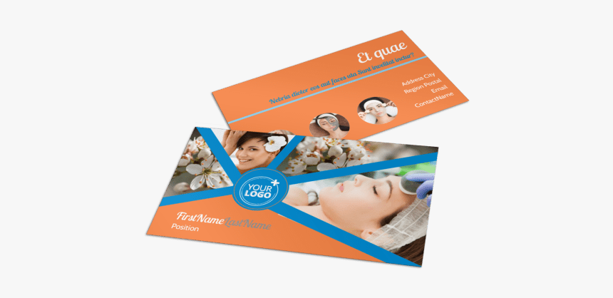 Skin Care Business Card Template Preview - Flyer, HD Png Download