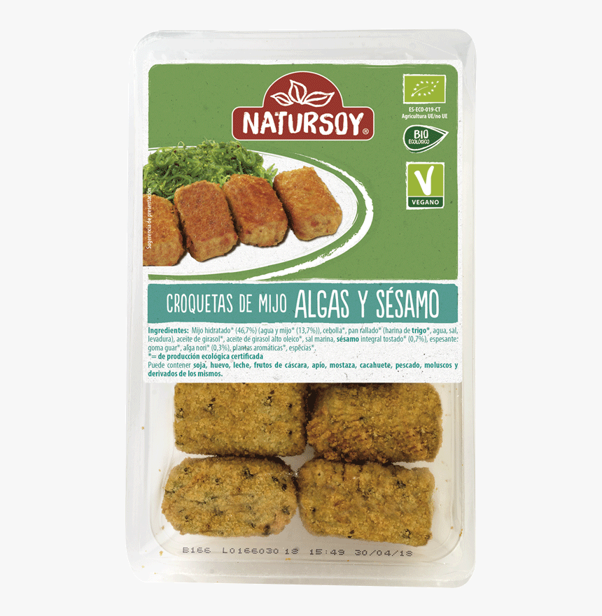 Croquetas De Mijo Y Algas, HD Png Download