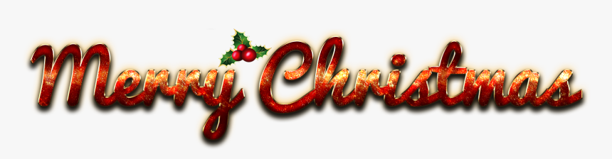 Merry Christmas Letter Png Free Download - Illustration, Transparent Png