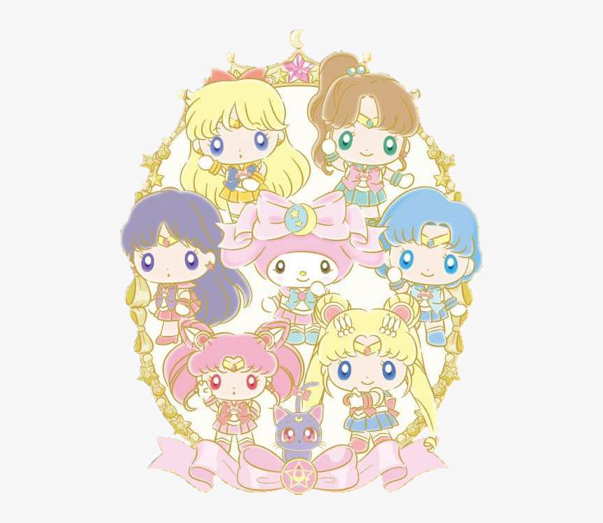 #sailormoon #mymelody #crossover #cartoon #comic #cute - Sailor Moon Melody, HD Png Download