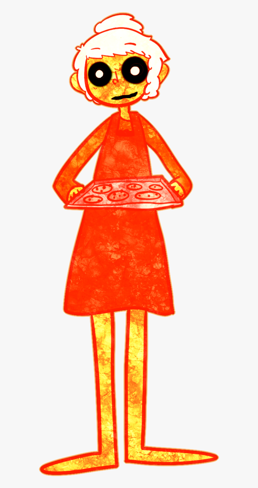 Cookie Clicker Clothing Orange Dress Art Fictional, HD Png Download