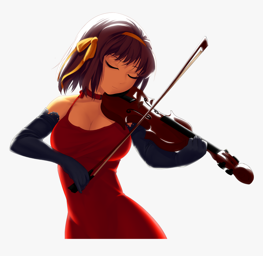 Playing Violin With Gloves, HD Png Download
