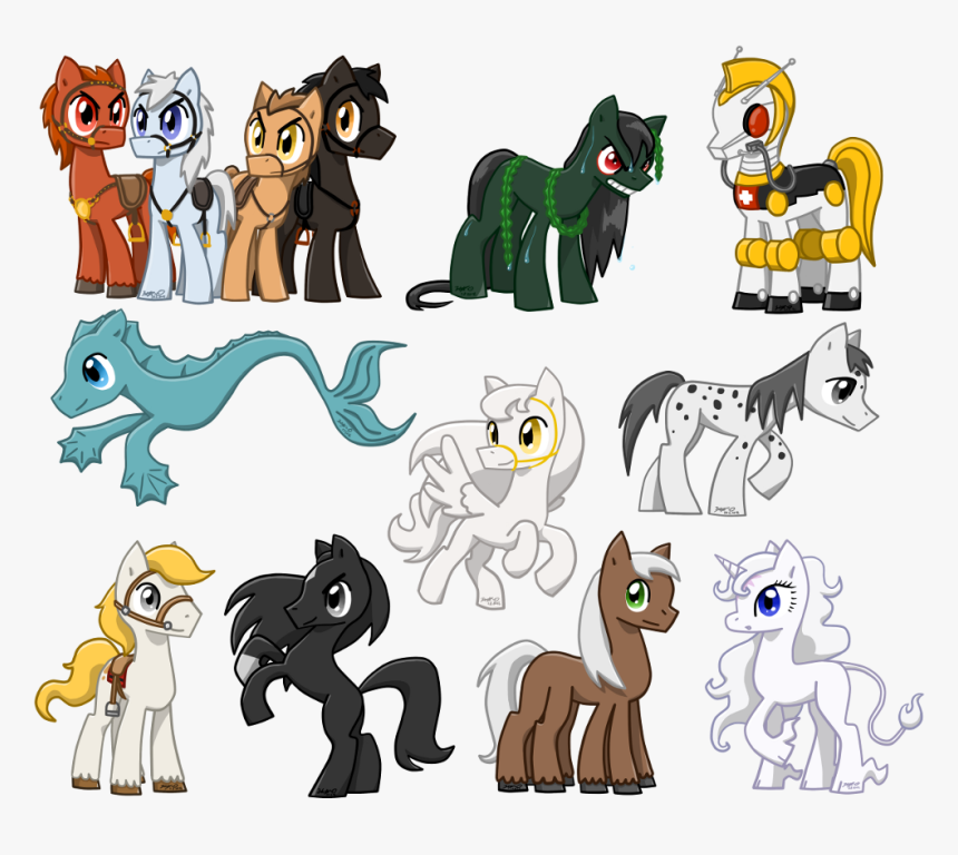 My Famous Ponies - Illustration Pony, HD Png Download