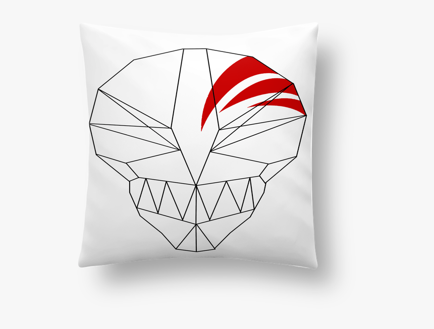 Coussin Synthétique Doux 41 X 41 Cm Ichigo Hollow Mask - Cushion, HD Png Download