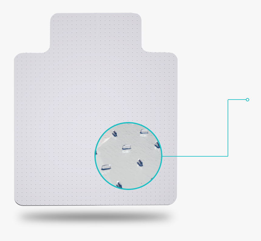 Anchorbar Cleat Closeup Chairmat Floating On White - Circle, HD Png Download