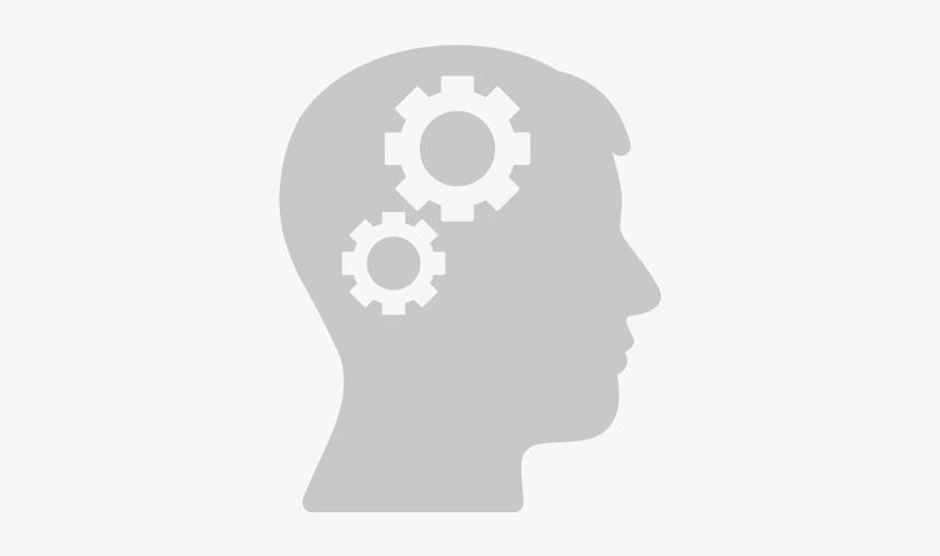 Gear On Brain Icon, HD Png Download