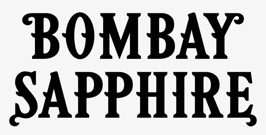 Bombay Sapphire 1 Black, HD Png Download