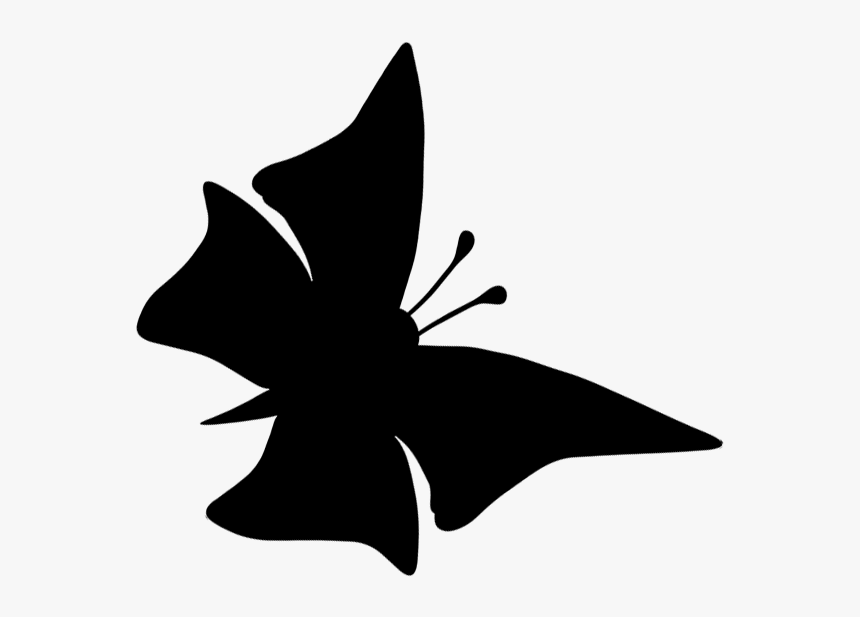 Clip Art Flower Silhouette Leaf Tree - Illustration, HD Png Download