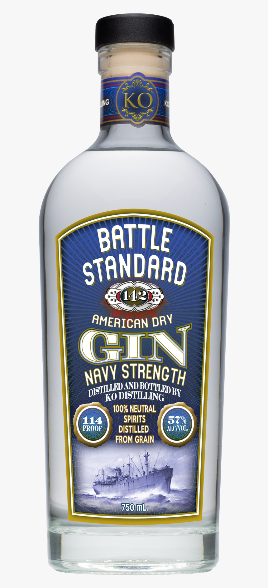 Navy Battle Strength Gin, HD Png Download