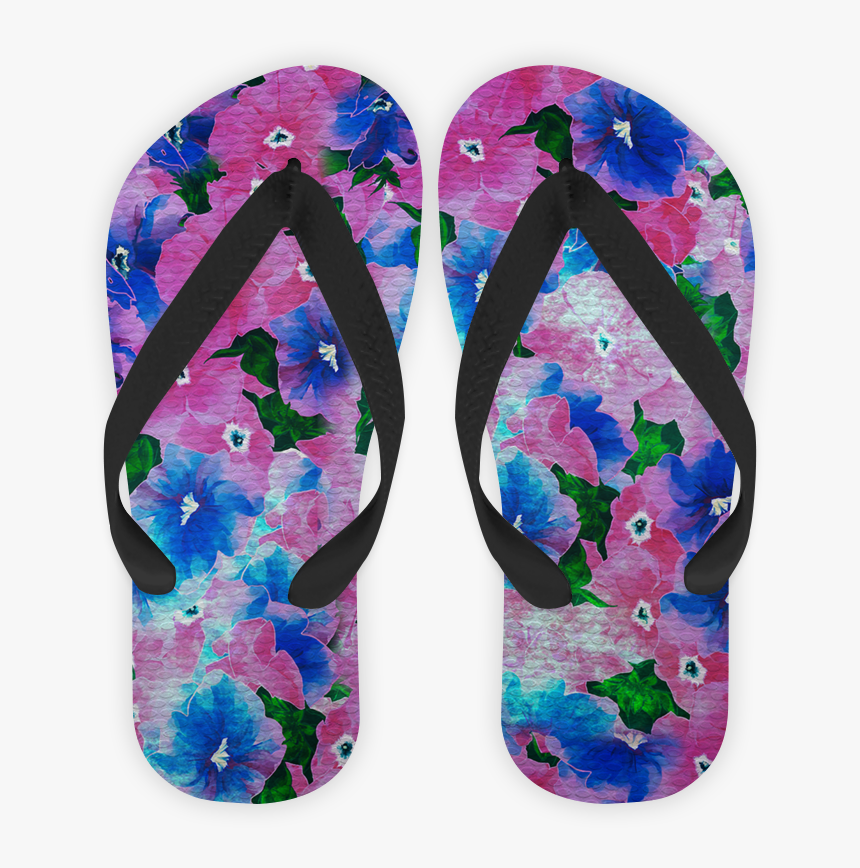 Chinelo Flores Hawaianas De Elena Bragiotona - Flip-flops, HD Png Download