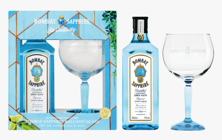 Bombay Sapphire Gin, HD Png Download