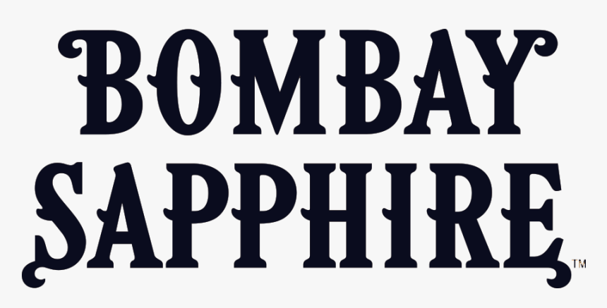Bombay Sapphire Poster Bw, HD Png Download