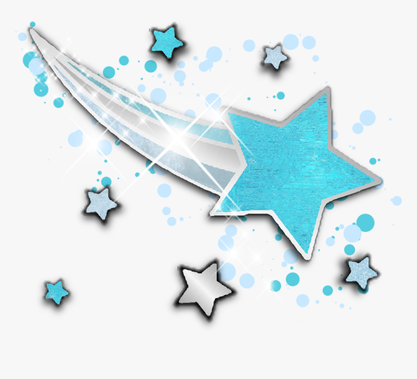 #shootingstar #star #aesthetic #overlay #decoration - Graphic Design, HD Png Download