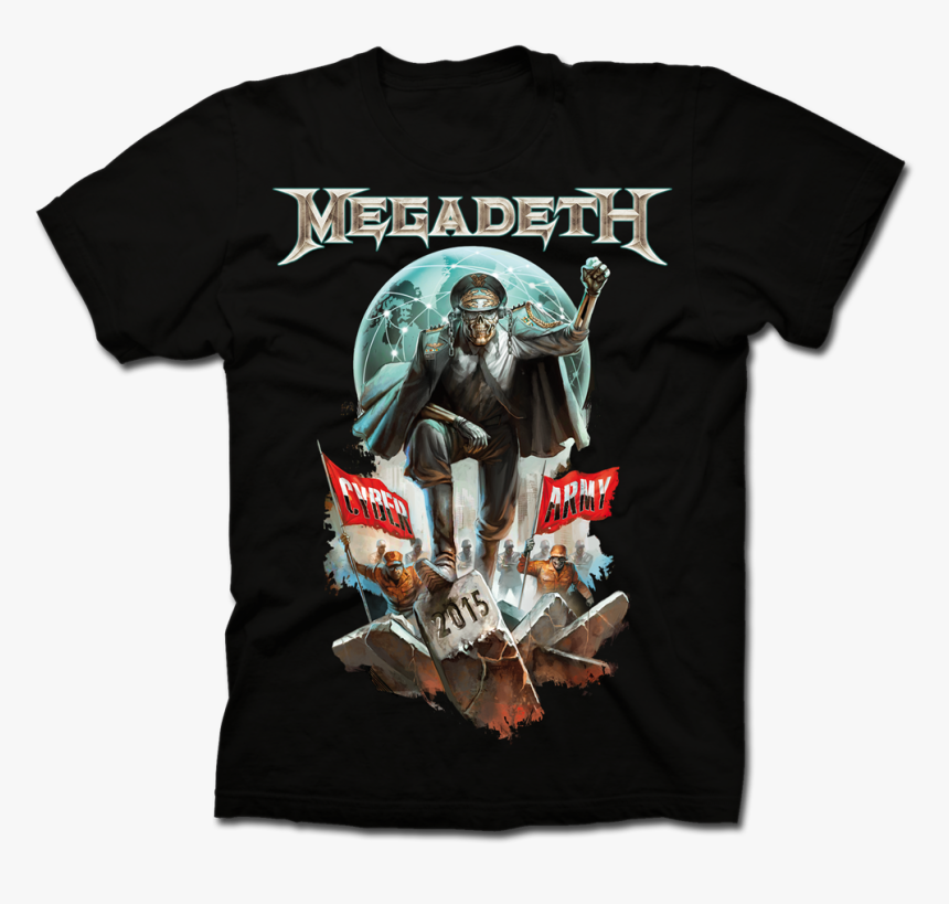 Megadeth Club Shirt - Megadeth Cyber Army 2017, HD Png Download