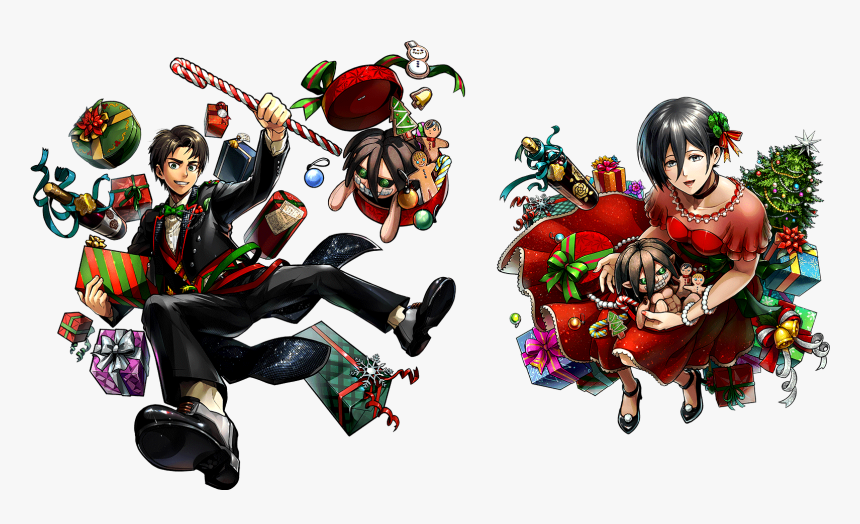 Attack On Titan Tactics Christmas, HD Png Download