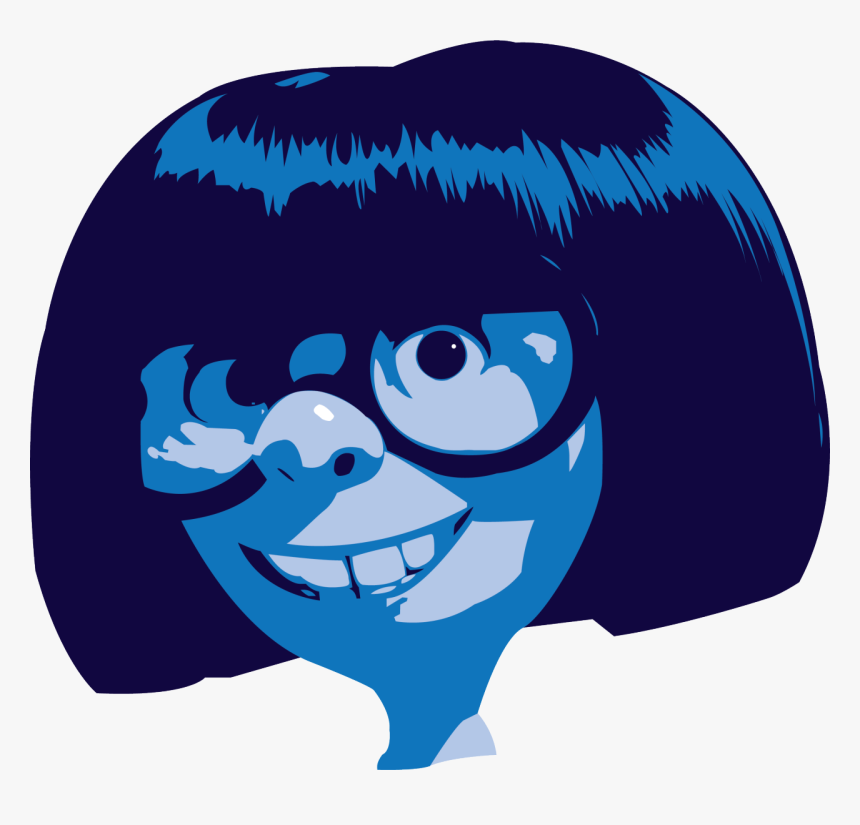 Face Trace Edna - Cartoon, HD Png Download