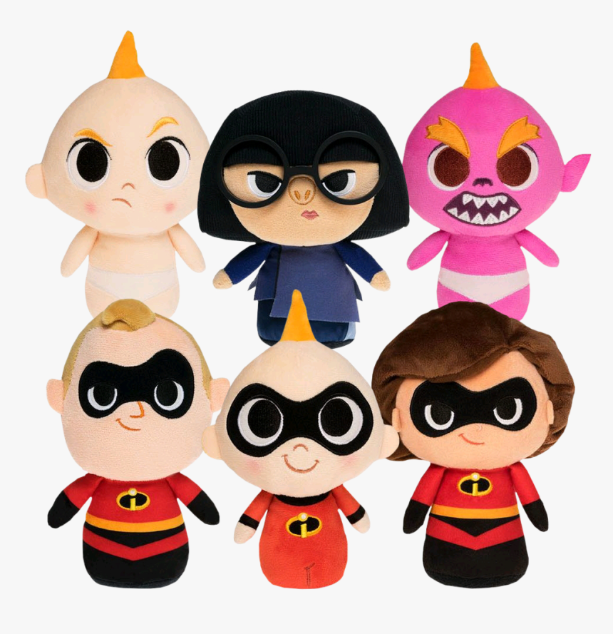 Incredibly Supercute 8” Plush Bundle By Funko - Funko Pop Incredibles 2 Plushies, HD Png Download