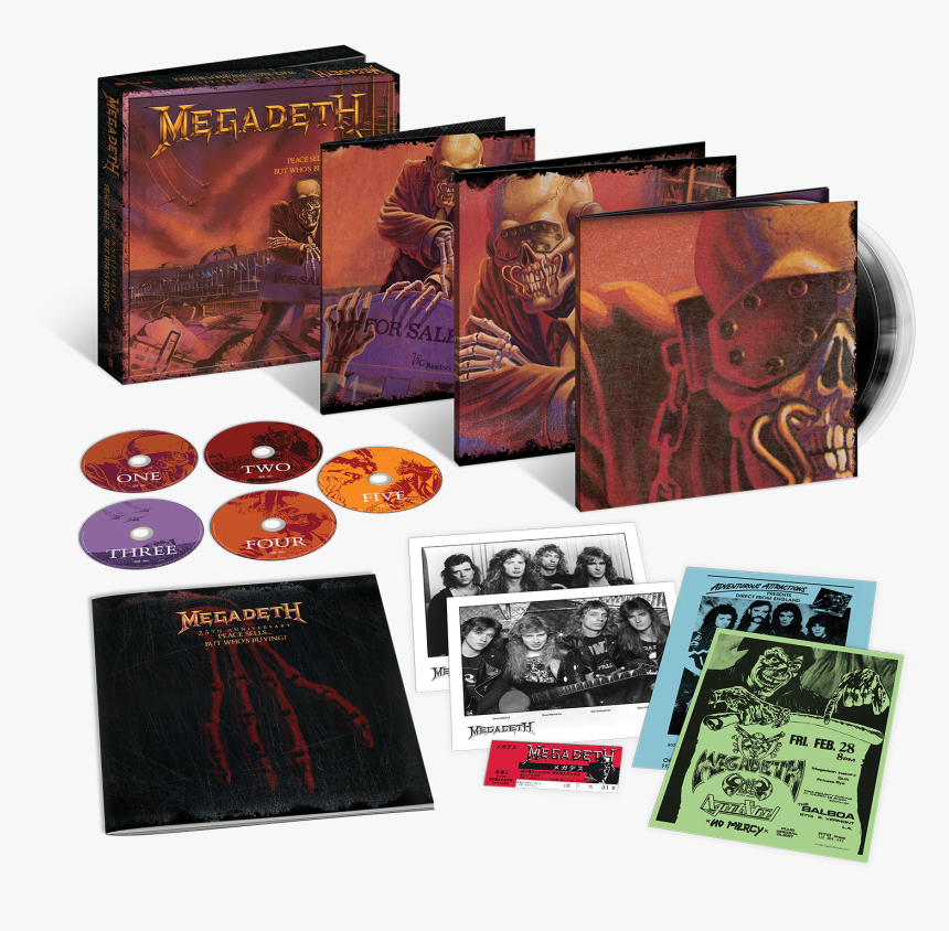 2017 0411 10330 - Megadeth Peace Sells 25th Anniversary Box Set, HD Png Download