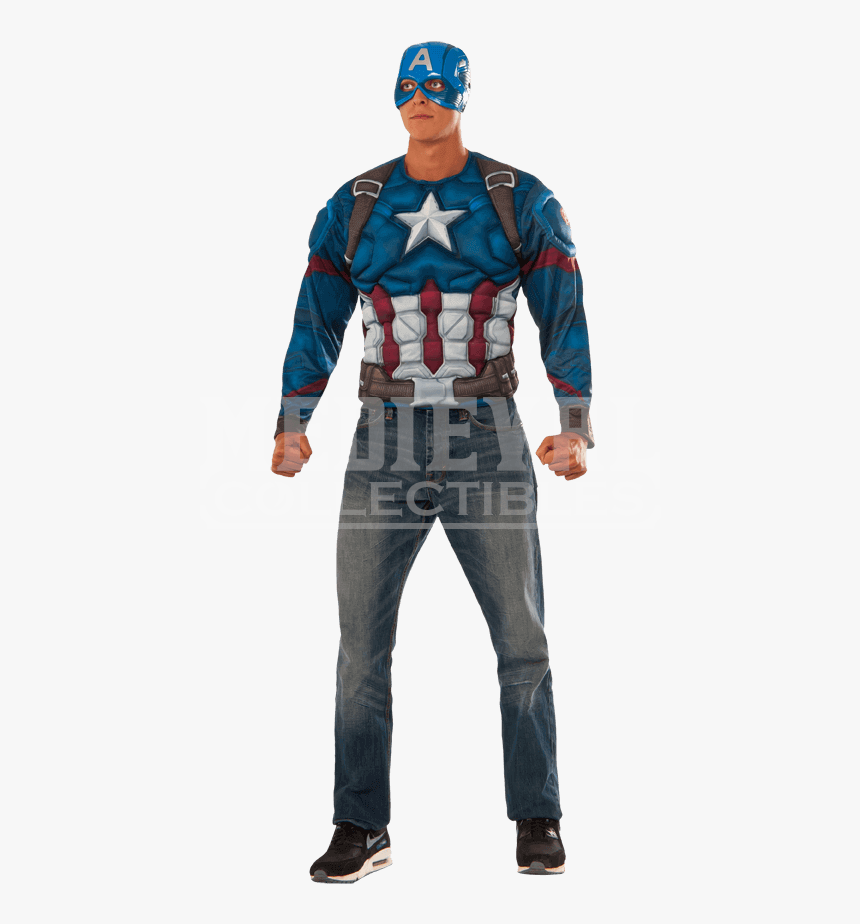Transparent Captain America Civil War Png - Captain America Costume Ideas For Men, Png Download