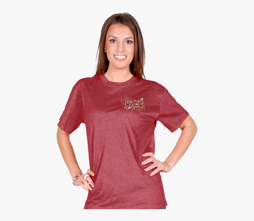 Burgundy Model Shot No Background - Red Kurti And Black Leggings, HD Png Download