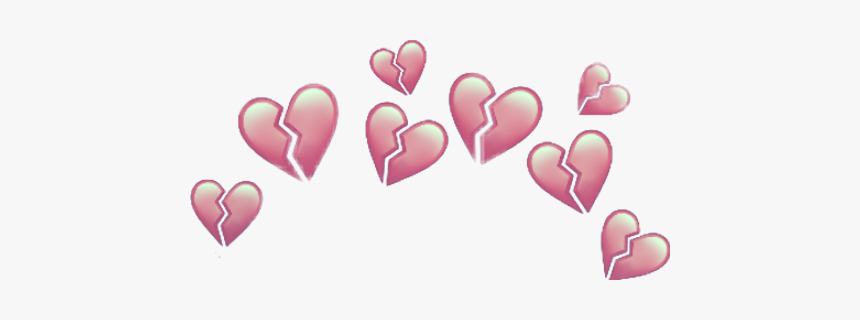 #broken #crown #brokenhearts #brokencrown - Broken Heart Crown Png, Transparent Png