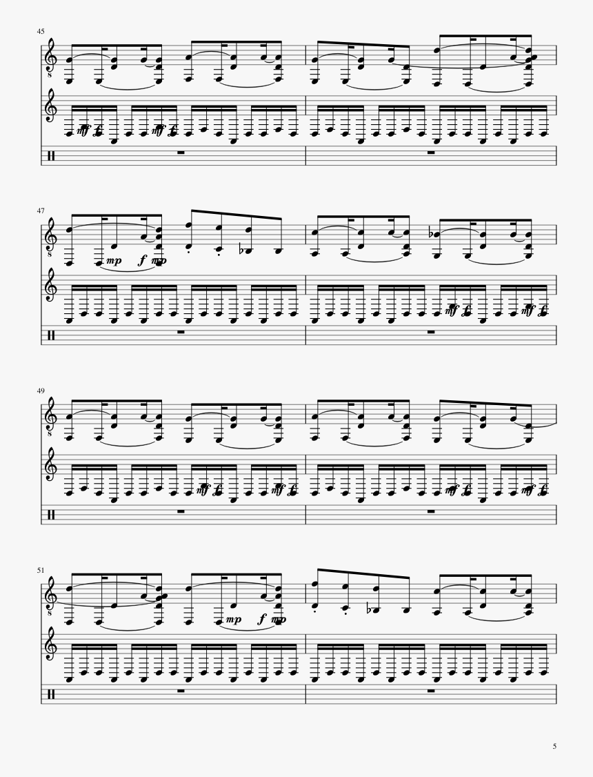 Broken Crown Slide, Image - Sheet Music, HD Png Download