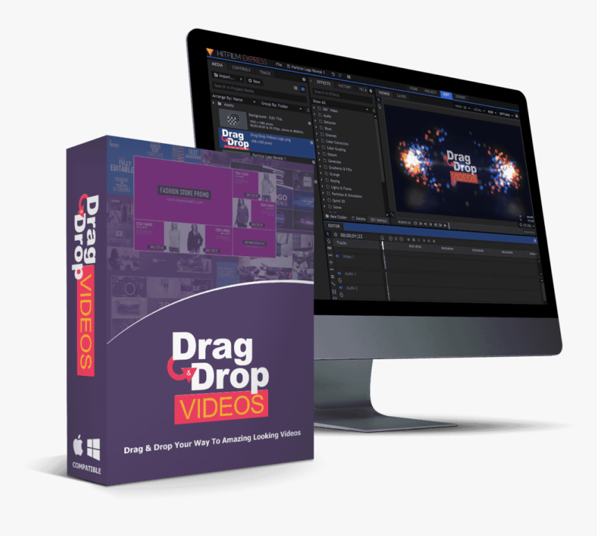 Drag And Drop Videos - Led-backlit Lcd Display, HD Png Download