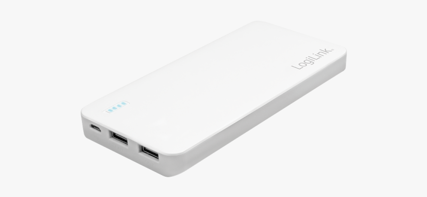 Power Bank 10000 Mah, Lithium Polymer, 2x Usb, White - Large Plastic Trays Australia, HD Png Download