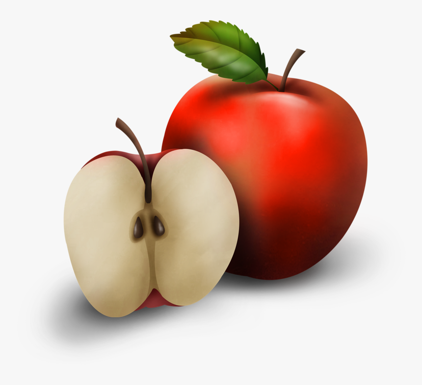 Fruits Clipart Tropical Fruit - แอ ป เปิ้ ล การ์ตูน, HD Png Download