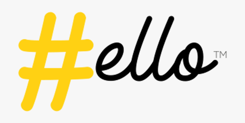 Hashtag Hello - Graphics, HD Png Download