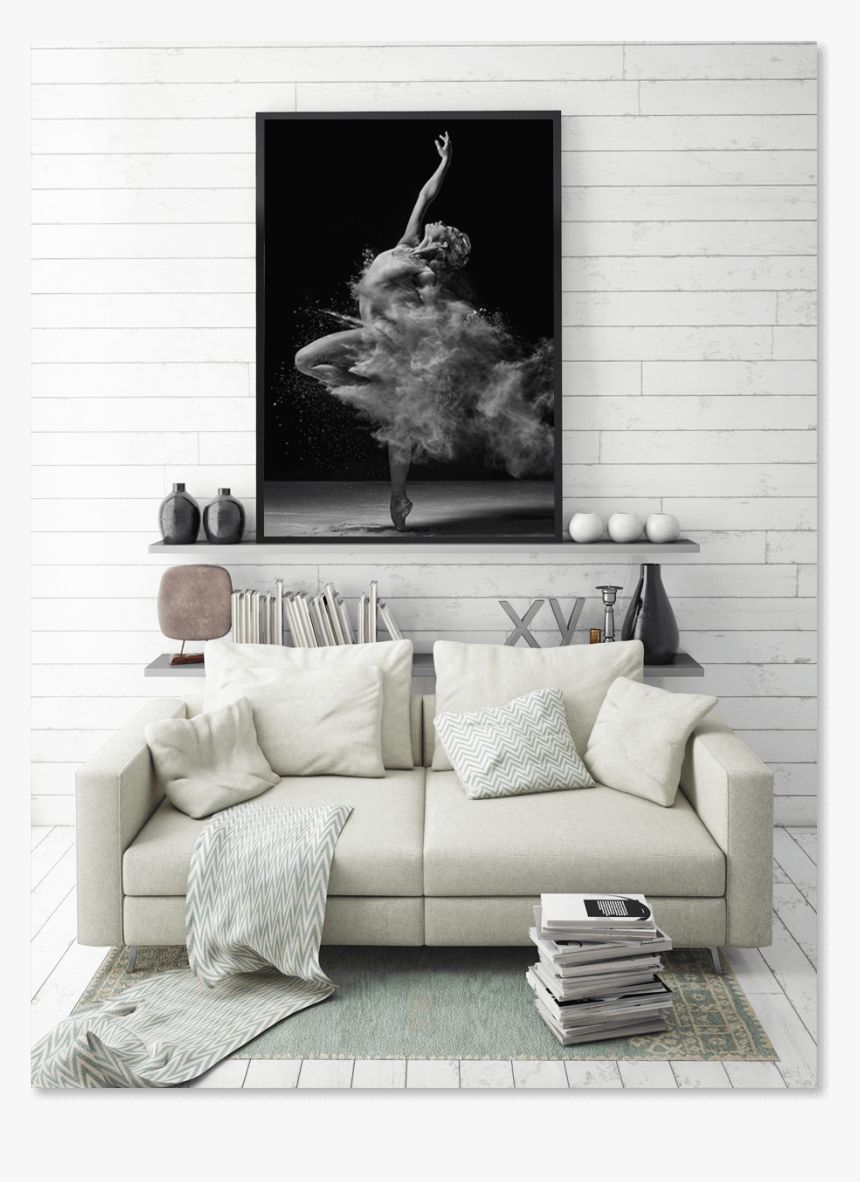 Blue Interior Design Mockup, HD Png Download