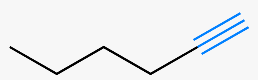 Skeletal Formulae Terminal Triple Bond, HD Png Download