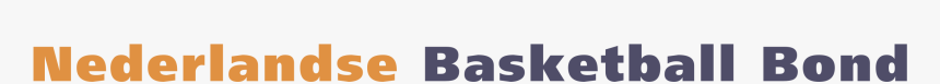 Nederlandse Basketball Bond Logo Png Transparent - Orange, Png Download