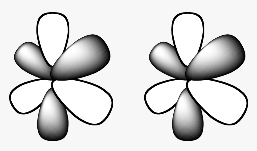 Phi Bond F Orbitals 2d - F Orbital, HD Png Download